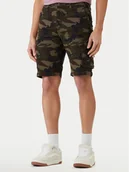 Spodenki męskie - Quiksilver Szorty materiałowe Crucial Battle Cargo EQYWS03881 Khaki Regular Fit - miniaturka - grafika 1