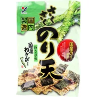 Chipsy - NORITEN SEAWEED SNACK WASABI - WODOROSTY NORI W TEMPURZE Z WASABI, YAMAEI 70g - miniaturka - grafika 1