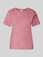 Koszulki i topy damskie - T-shirt z wyhaftowanym motywem model ‘CAMINO’ - miniaturka - grafika 1