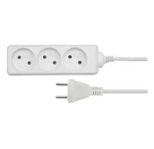Przedłużacze i rozgałęźniki - HBF AWTools domowy biały bez uziemienia 5 gniazd 5.0m AW24612 AW24612 - miniaturka - grafika 1