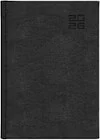 Kalendarze - KALENDARZ KSIĄŻKOWY B5 TYGODNIOWY ALUMINIUM NR KAT. 237 B5TB CZARNY - miniaturka - grafika 1