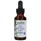 Układ pokarmowy - Swanson, Usa Milk Thistle ekstrakt - suplement diety 29.6 ml - miniaturka - grafika 1