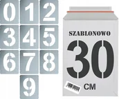 Zestawy piśmiennicze - Szablony malarskie wielorazowe Cyfry 30cm zestaw 10szt. - miniaturka - grafika 1