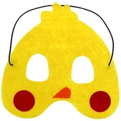 Dodatki do strojów karnawałowych - GoDan Maska, Kurczaczek, żółta, rozmiar uniwersalny - miniaturka - grafika 1