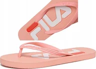 Klapki i japonki damskie - KLAPKI DAMSKIE JAPONKI FILA TROY SLIPPER ROS R. 37 - miniaturka - grafika 1