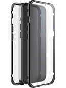 Etui i futerały do telefonów - Black Rock - Etui 360 stopni Glass Case pasuje do Apple iPhone 14 I etui na telefon komórkowy, zamknięcie magnetyczne (przezroczyste z czarną ramką) - miniaturka - grafika 1