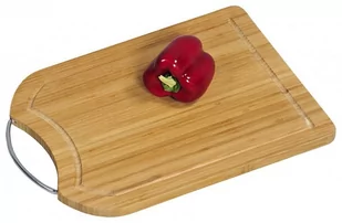 Kesper Deska Deski bambusowe z metalową rączką 37 x 26 x 1,6 cm - 58380 - Deski do krojenia - miniaturka - grafika 1