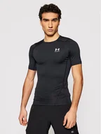 Koszulki męskie - Under Armour Koszulka techniczna Ua HeatGear 1361518 Czarny Slim Fit - miniaturka - grafika 1
