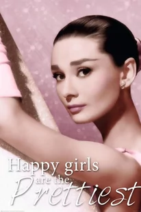 Audrey Hepburn Szczęśliwe Dziewczyny są Najładniejsze - plakat 61x91,5 cm - Plakaty - miniaturka - grafika 1
