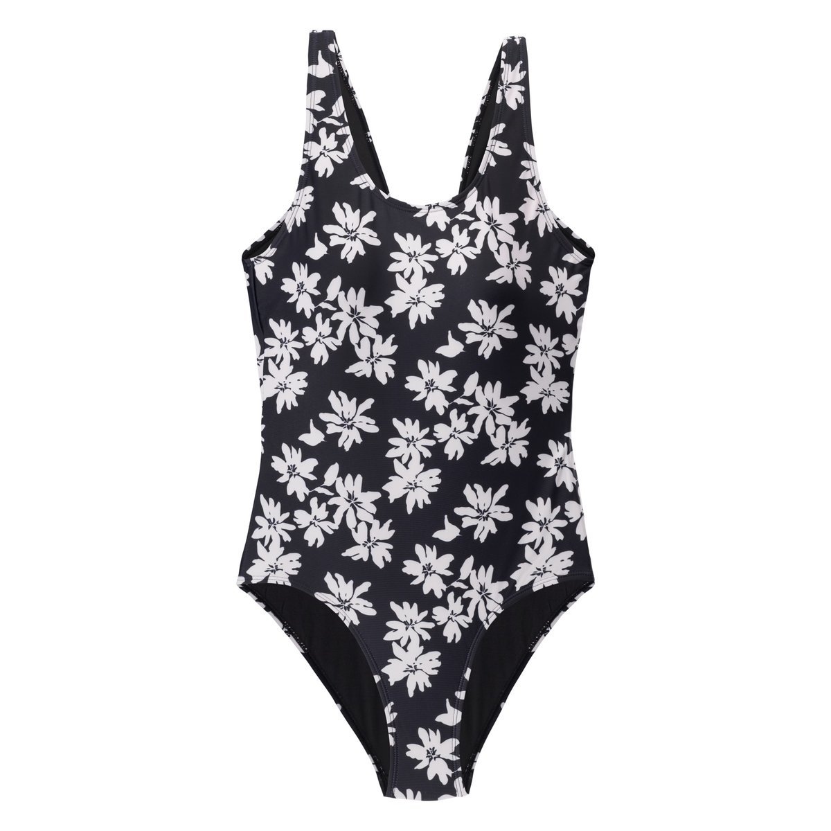 Damski Strój Kąpielowy Jednoczęściowy LADY FARIA XL ECRU BIG FLOWERS