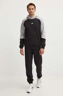 Dresy męskie - adidas dres męski kolor czarny IY0300 - miniaturka - grafika 1