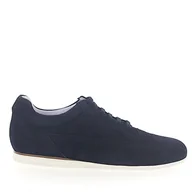 Trampki damskie - Truman's Sneaker 8745 zamsz ciemnoniebieski - miniaturka - grafika 1