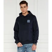 Bluzy męskie - HUGO Bluza Dimonihood | Regular Fit - miniaturka - grafika 1