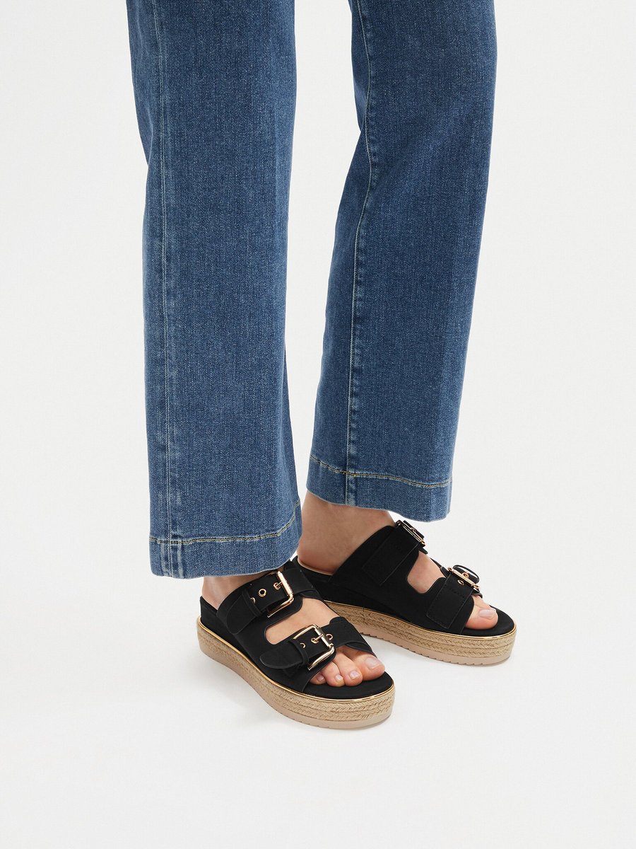 Jenny Espadryle Damskie Czarny LB-P1434-YLD