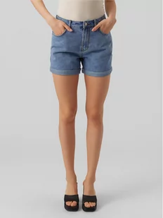 Vero Moda Szorty materiałowe 10279493 Niebieski Loose Fit - Spodenki damskie - miniaturka - grafika 1
