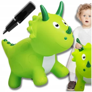 SKOCZEK DLA DZIECI DO SKAKANIA GUMOWY Z POMPKĄ DINOZAUR - Skoczki dla dzieci - miniaturka - grafika 1