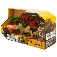 Figurki dla dzieci - DLA DZIECI ZABAWKA ZESTAW ZWIERZĄTEK - miniaturka - grafika 1