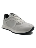 Trampki męskie - Tamaris Skórzane sneakersy w kolorze białym - miniaturka - grafika 1