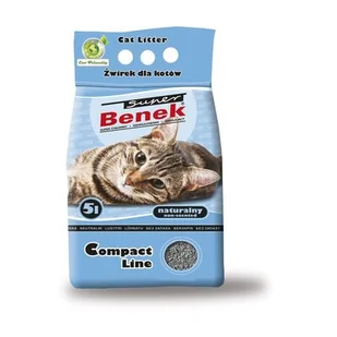 Benek Super Compact (błękitny) 25L 12864 - Żwirek dla kotów - miniaturka - grafika 1