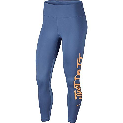 Nike damskie rajstopy All-in Jdi Grx damskie rajstopy Indigo Storm/Fuel Orange M