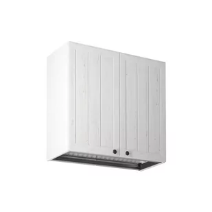 Szafka Górna Wisząca 2 Drzwi Ociekacz G80C Prowansja Gała Meble Sosna Andersen, Biały - Szafki kuchenne - miniaturka - grafika 1