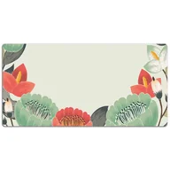 Podkładki na biurko - Duża mata na biurko Kwitnące kwiaty 120x60 cm - miniaturka - grafika 1