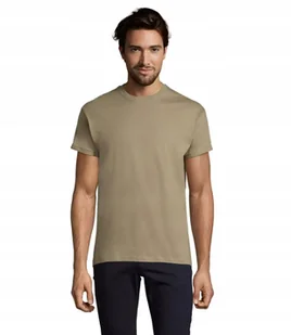 T-shirt Koszulka Męska WYSOKA JAKOŚĆ Sol's REGENT 11380 Khaki XS - Koszulki męskie - miniaturka - grafika 1