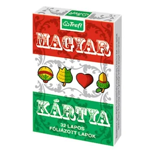 Trefl: Węgierska talia kart, 32 karty - Nowe wydanie - Gry karciane - miniaturka - grafika 1