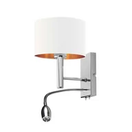 Lampy ścienne - LYSNE Satynowy kinkiet FLORYDA z dodatkowym panelem LED 14569/8 - miniaturka - grafika 1
