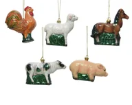 Bombki - Zawieszka zwierzęta z gospodarstwa na choinkę - miniaturka - grafika 1