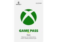 Kody i doładowania cyfrowe - Kod aktywacyjny MICROSOFT Subskrypcja Xbox Game Pass Core 6 miesięcy - miniaturka - grafika 1