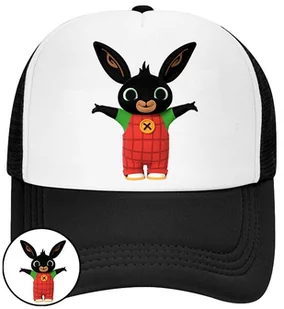 CZAPKA Z DASZKIEM BING DLA DZIECI LATO SIATKA CZARNA BEJSBOLÓWKA - Czapki i chusty sportowe męskie - miniaturka - grafika 1