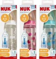Butelki dla niemowląt - NUK NUK BUTELKA SZKL 240ML SMO 0-6M FC 10745122 1/6 - miniaturka - grafika 1