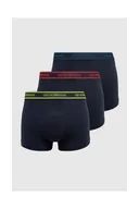 Majtki damskie - EMPORIO ARMANI Bokserki 3 pack granatowe - Emporio Armani - miniaturka - grafika 1