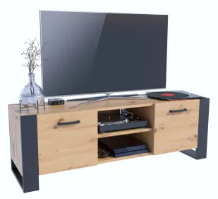 Nowoczesna szafka RTV dąb artisan 150 cm K5-L72 - Szafki RTV Nowoczesna szafka RTV dąb artisan 150 cm K5-L72 - Szafki RTV - miniaturka - grafika 1