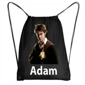 Plecaki worki - Worek Szkolny Na Buty Plecak Harry Potter + IMIĘ - miniaturka - grafika 1