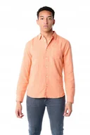 Koszule męskie - WRANGLER LS 1 PKT SHIRT MELON ORANGE W5A9LOA04 L - miniaturka - grafika 1
