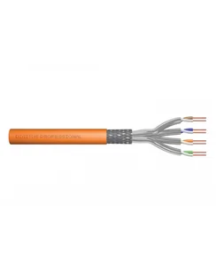 DIGITUS  250 M CAT 7 KABEL SIECIOWY - S-FTP (PIMF) SIMPLEX - BAUPVO DCA - LSZH HALOGEN FREE - 1200 MHZ COPPER AWG 23/1 - POE+ COMPATIBLE - LAN CABLE I - Kable komputerowe i do monitorów - miniaturka - grafika 1