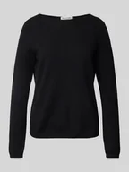 Swetry damskie - Sweter o kroju regular fit z dekoltem w łódkę - miniaturka - grafika 1
