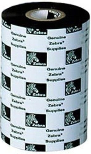 Zebra Resin Ribbon, 220mmx450m, 4800; Standard, 25mm core, 12/box 04800BK22045