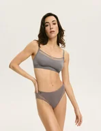 Biustonosze - Biustonosz do karmienia Blissy Esotiq szary XXL - miniaturka - grafika 1