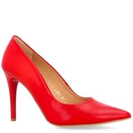 Czółenka - Eleganckie szpilki - TYMOTEO P1007 CZERWONE - miniaturka - grafika 1