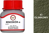 Środki do obuwia i ubrań - G10-01 OLIWKOWY 47 KHAKI RENOSKÓR FARBA DO BUTÓW WILBRA DO SKÓRY LIC LAKIER - miniaturka - grafika 1