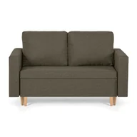 Sofy i kanapy - Sofa kanapa 2 os z funkcją spania KEN jasny brąz - miniaturka - grafika 1