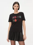 Koszulki i topy damskie - Vila T-Shirt 14090227 Czarny Regular Fit - miniaturka - grafika 1