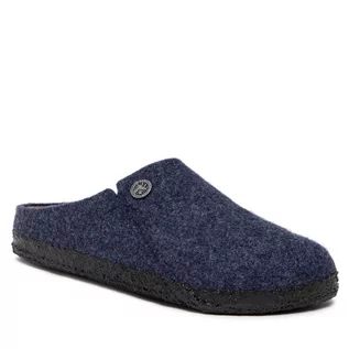 Kapcie damskie - Birkenstock Kapcie Zermatt Rivet 1017523 Dark Blue - grafika 1