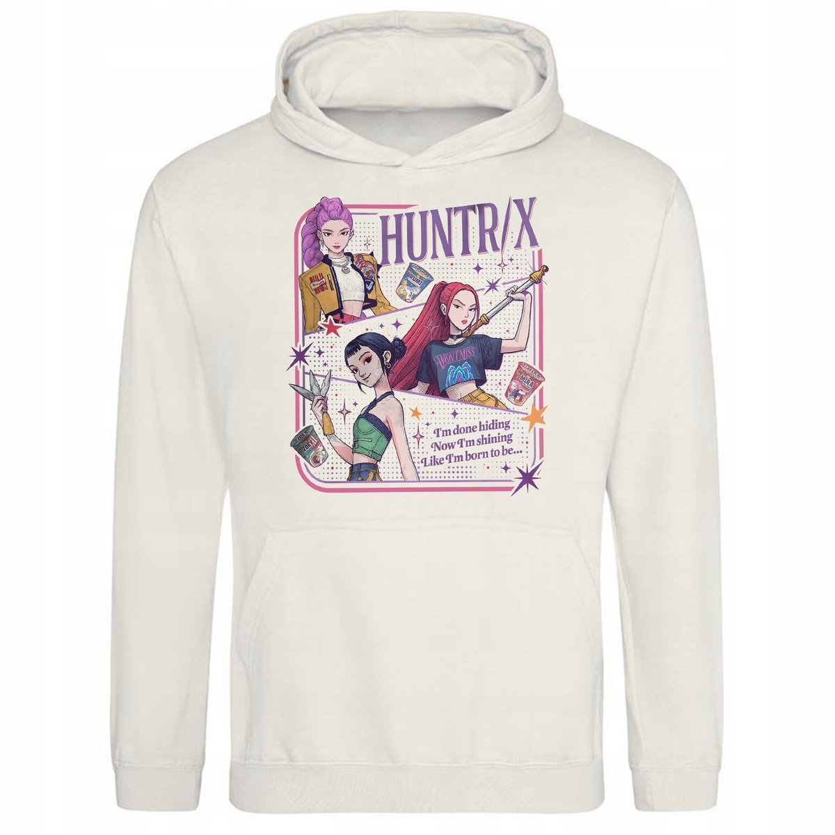 Bluza Vanilla Milkshake Z Kapturem HUNTRIX Muzyka Bajka Kpop Wzory Rozm M