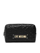 Kosmetyczki, organizery i kuferki - Moschino LOVE Kosmetyczka JC5302PP1ELA0000 Czarny - miniaturka - grafika 1