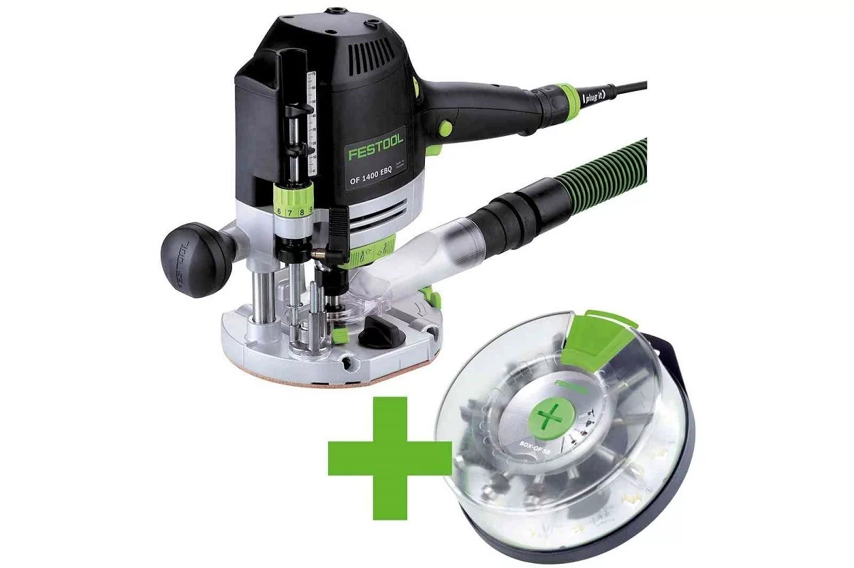 FESTOOL Frezarka Górnowrzecionowa OF 1400 EBQ-Plus + BOX