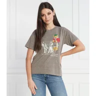 Koszulki i topy damskie - POLO RALPH LAUREN T-shirt TRI BLEND | Regular Fit - miniaturka - grafika 1
